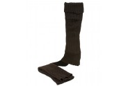 Socks/ Leg Warmers - Knitted Leg Warmers - Brown  - SK-LG028BN